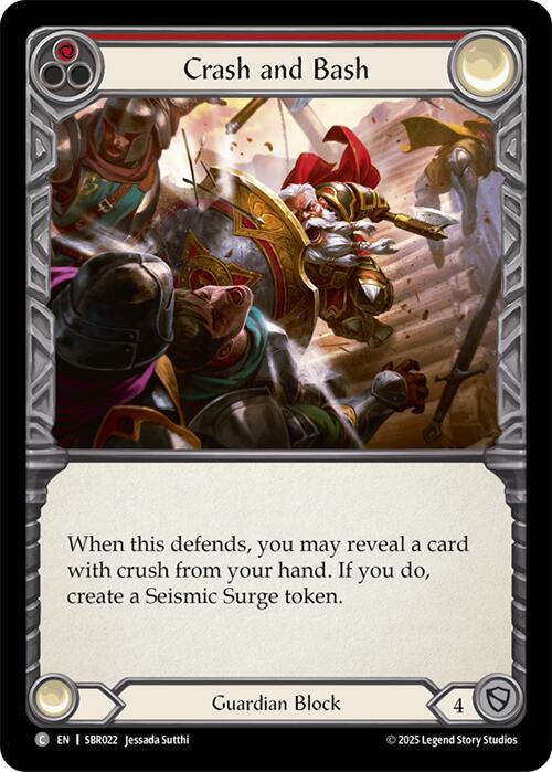 Crash and Bash - Red Card Front