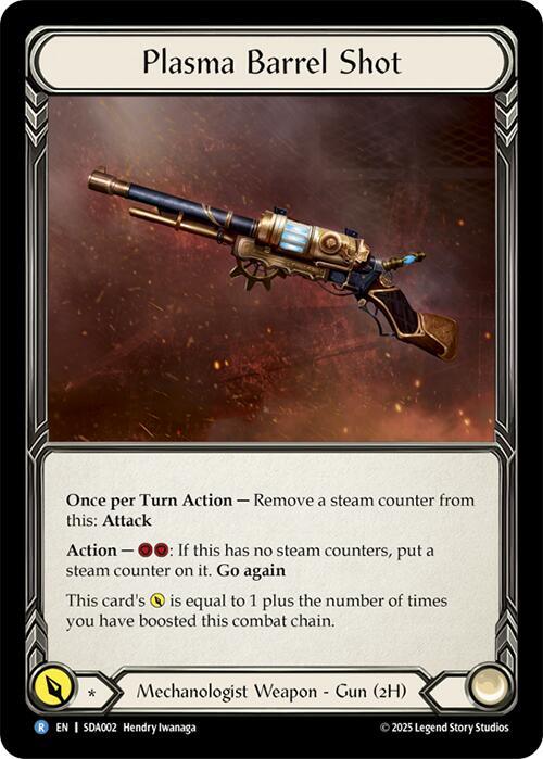 Plasma Barrel Shot Card Front