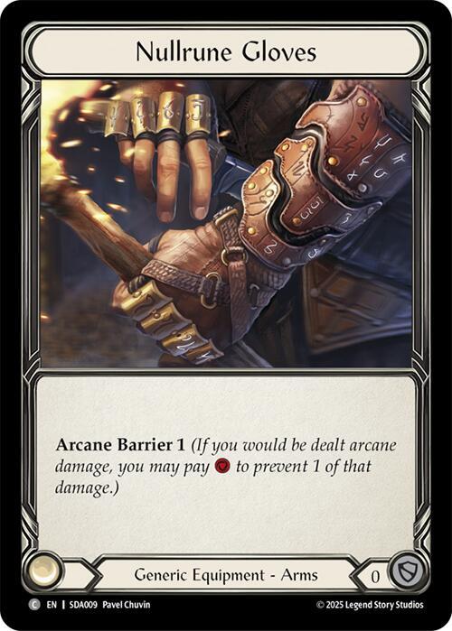 Nullrune Gloves Card Front