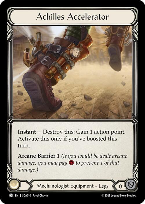 Achilles Accelerator Card Front