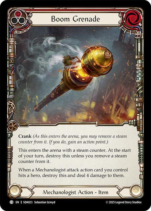 Boom Grenade Card Front