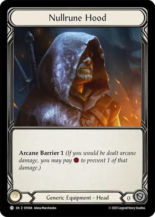 Nullrune Hood Frente