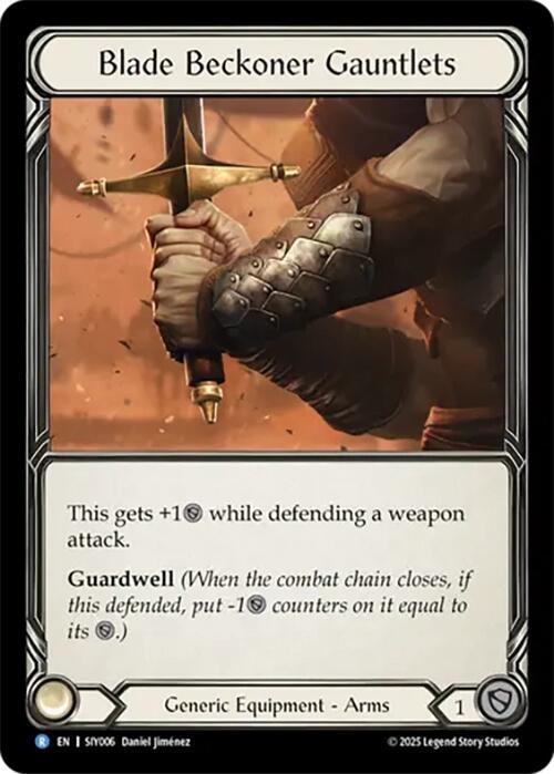 Blade Beckoner Gauntlets Frente