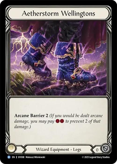 Aetherstorm Wellingtons Card Front