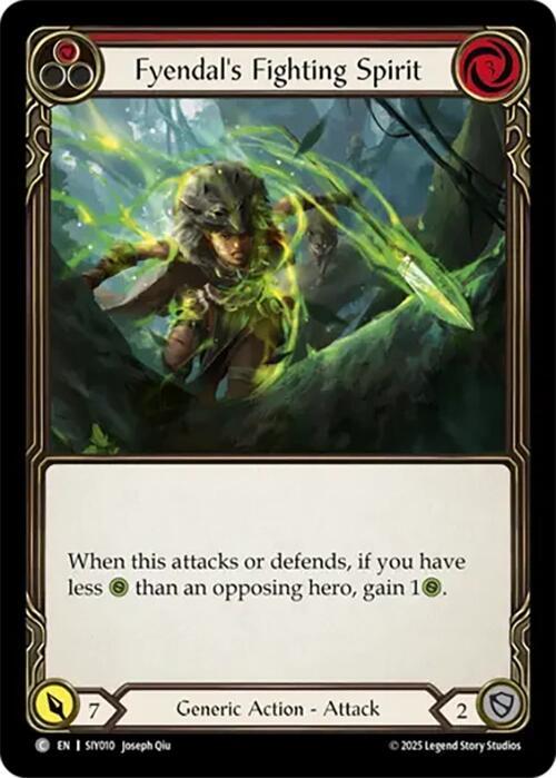 Fyendal's Fighting Spirit (Red) Card Front