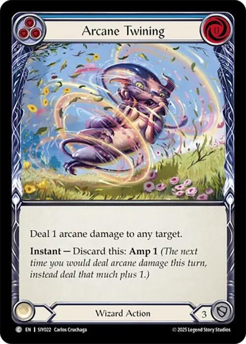 Arcane Twining (Blue) Frente