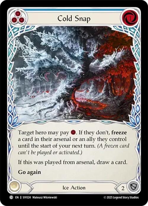 Cold Snap (Blue) Card Front