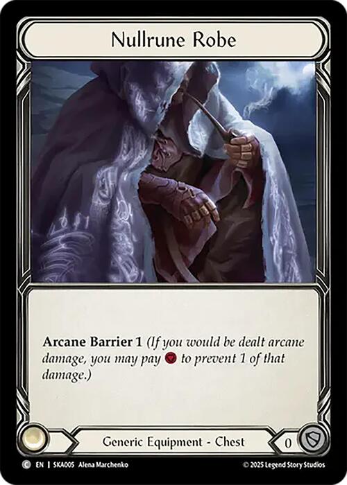 Nullrune Robe Card Front