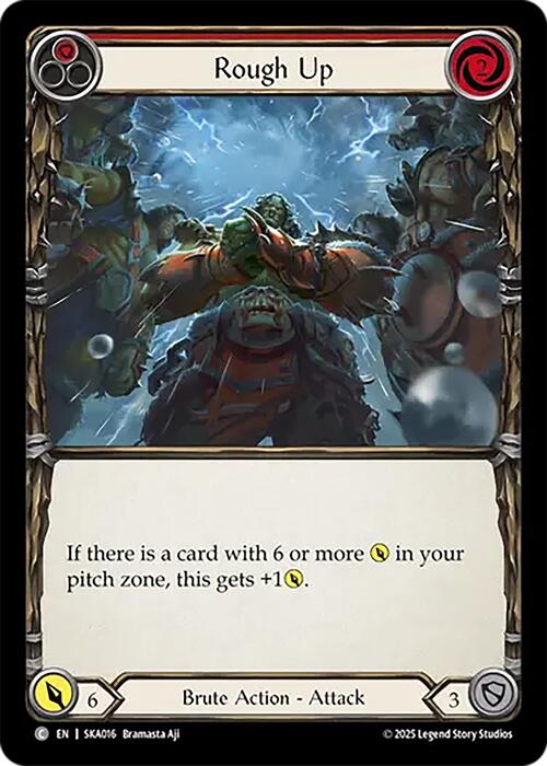 Rough Up - Red Card Front