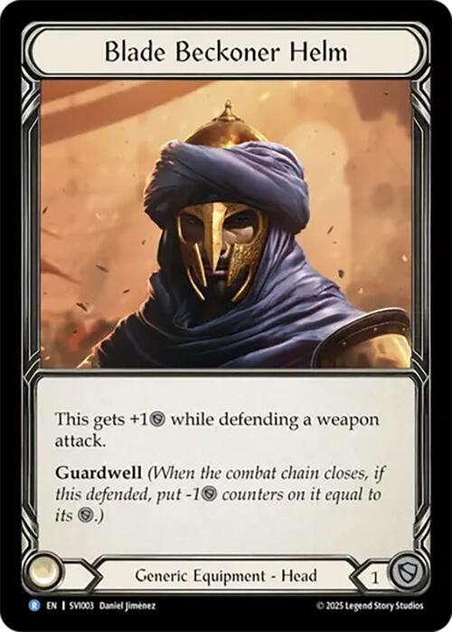 Blade Beckoner Helm Card Front