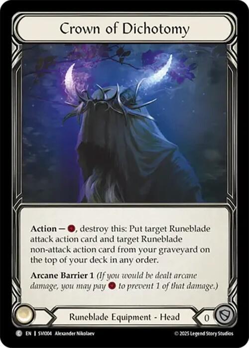 Crown of Dichotomy Card Front