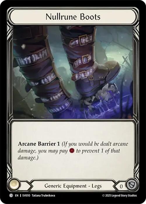 Nullrune Boots Card Front