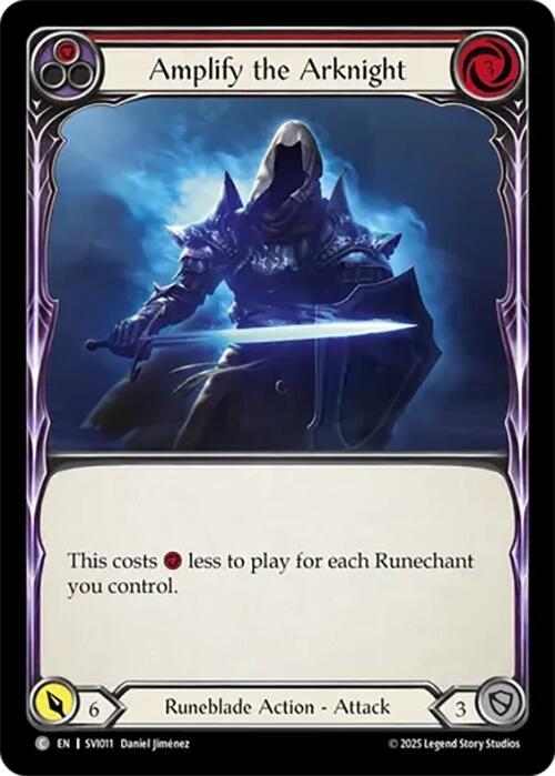 Amplify the Arknight - Red Card Front