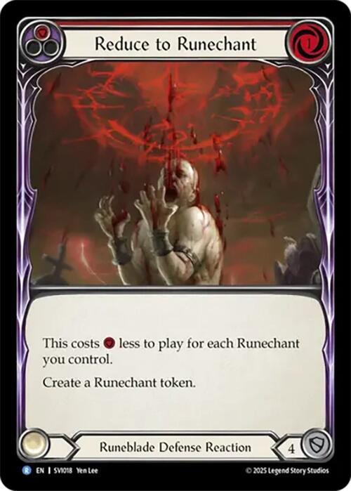 Reduce to Runechant Card Front