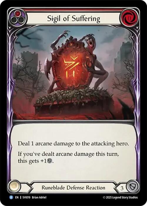 Sigil of Suffering Card Front