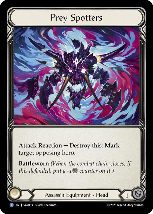 Prey Spotters Card Front