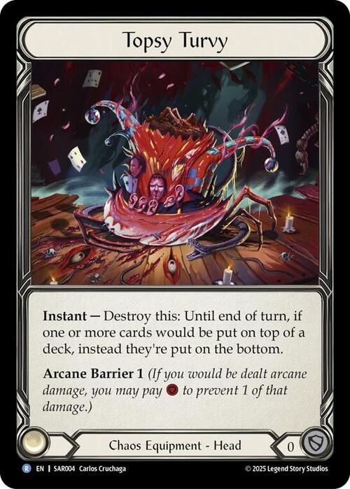 Topsy Turvy Card Front