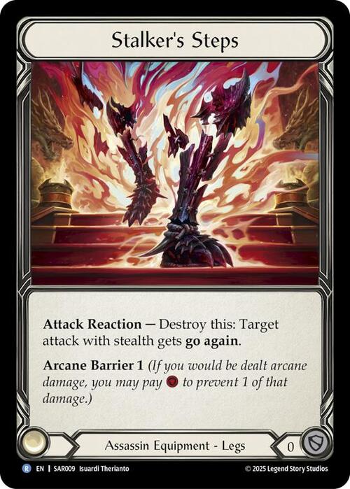 Stalker's Steps Card Front