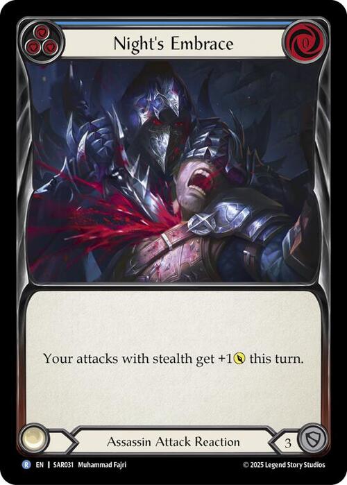 Night's Embrace Card Front