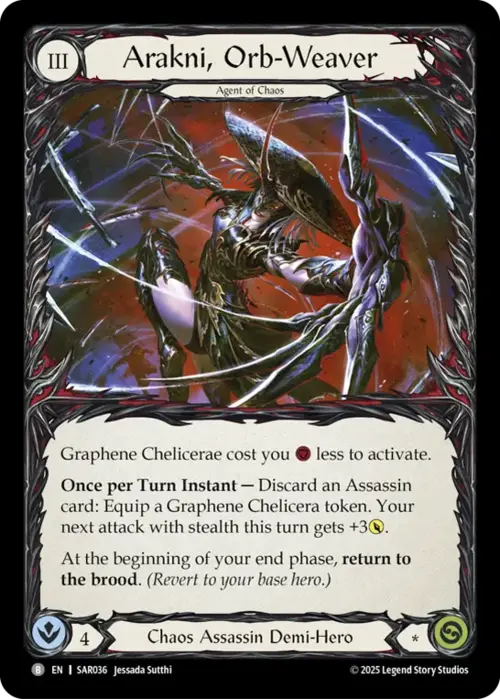 Arakni, Orb-Weaver Card Front