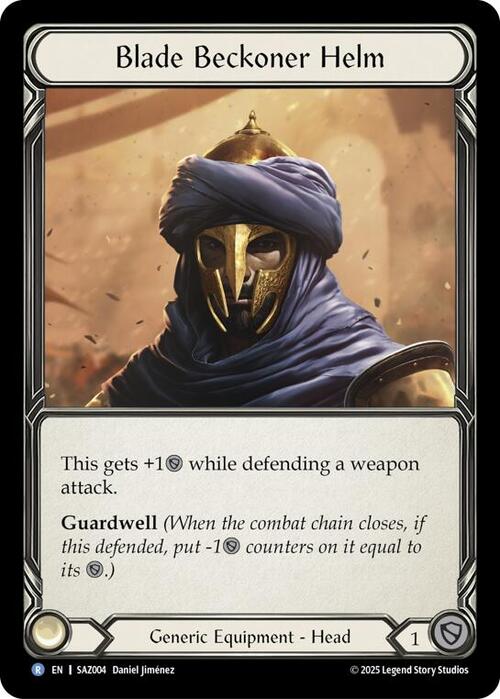 Blade Beckoner Helm Card Front