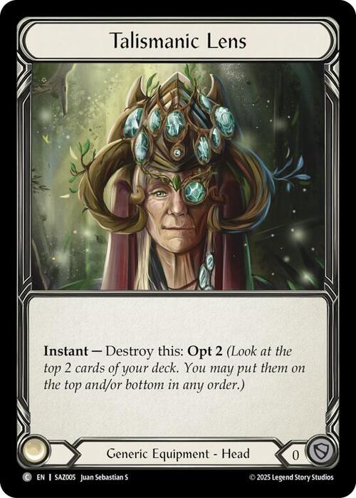 Talismanic Lens Card Front