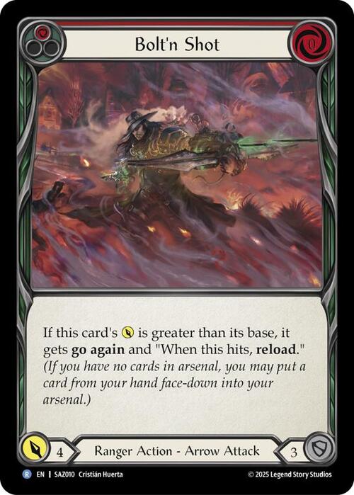 Bolt'n' Shot - Red Card Front