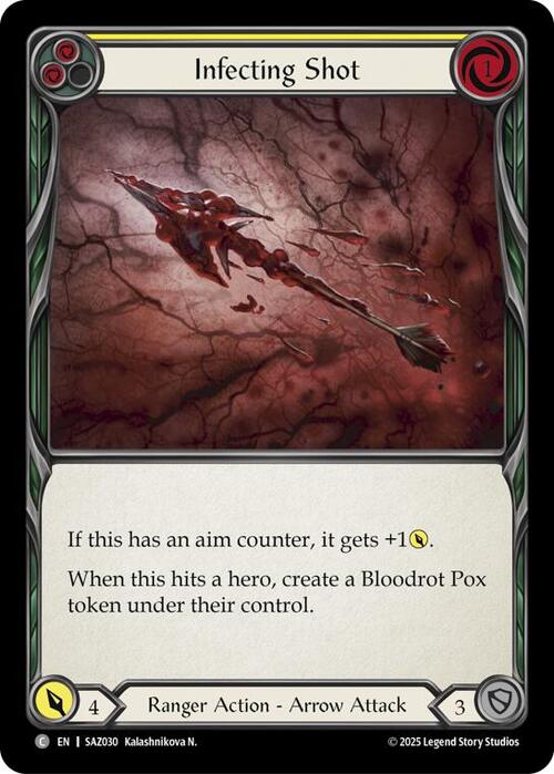 Tiro Infettante - Giallo Card Front