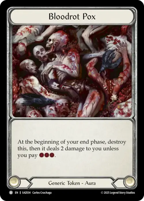 Bloodrot Pox Card Front