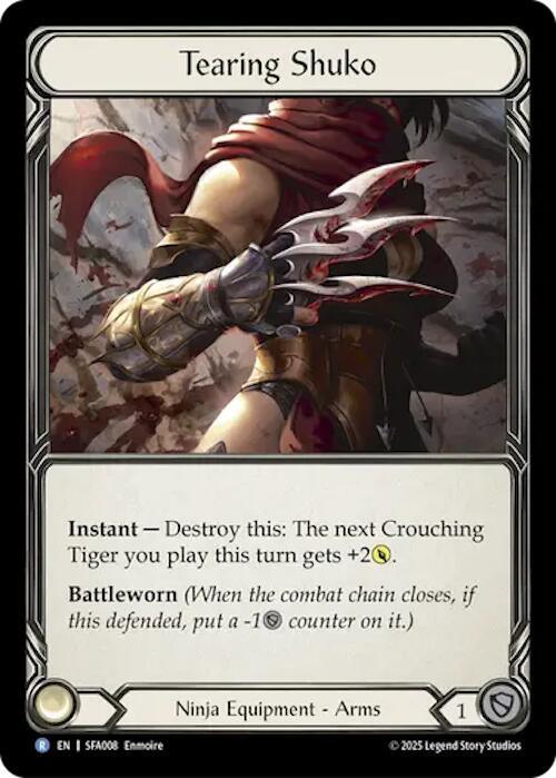 Tearing Shuko Card Front