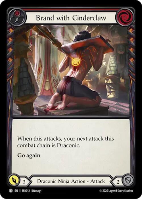 Brand with Cinderclaw (Red) Card Front