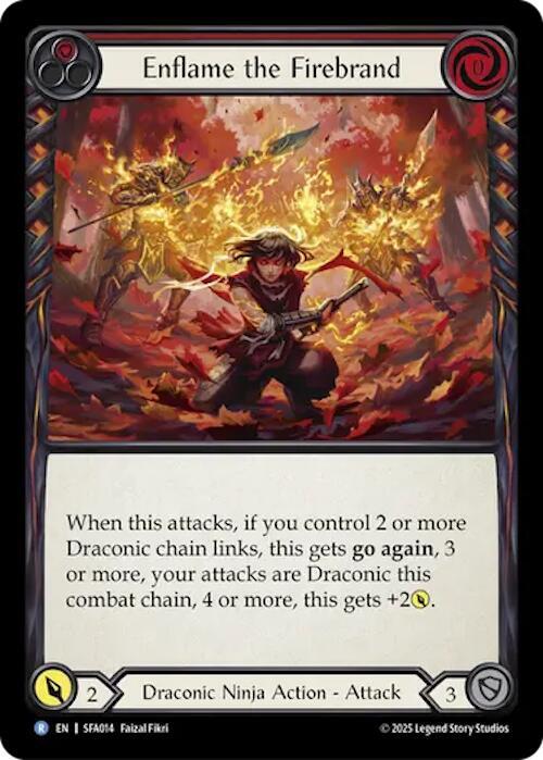 Enflame the Firebrand Card Front