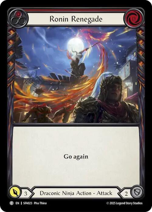 Ronin Renegade (Red) Card Front