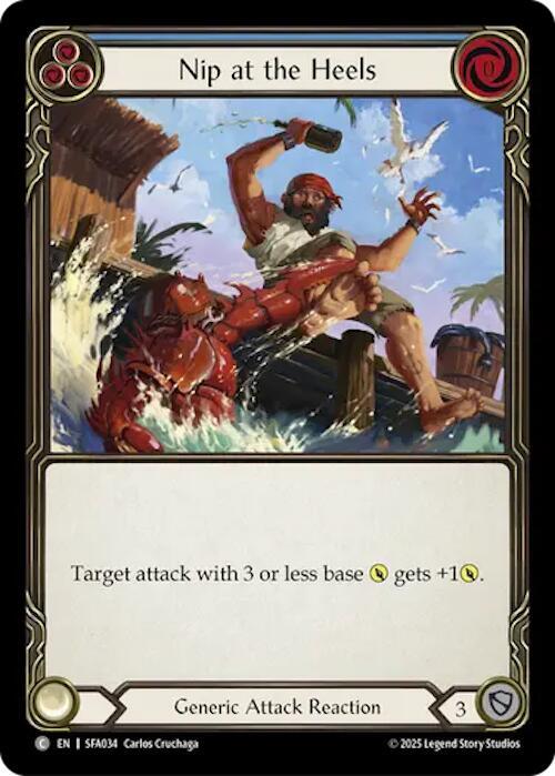 Nip at the Heels Card Front