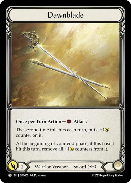 Dawnblade Card Front