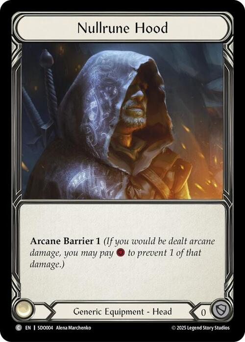 Nullrune Hood Card Front