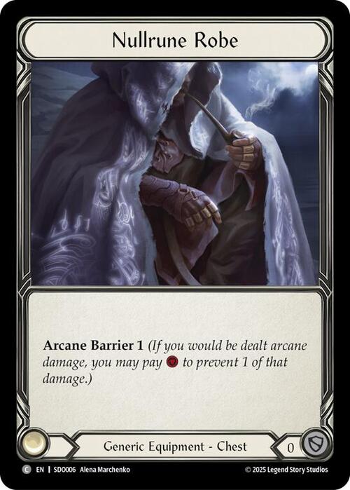 Nullrune Robe Card Front
