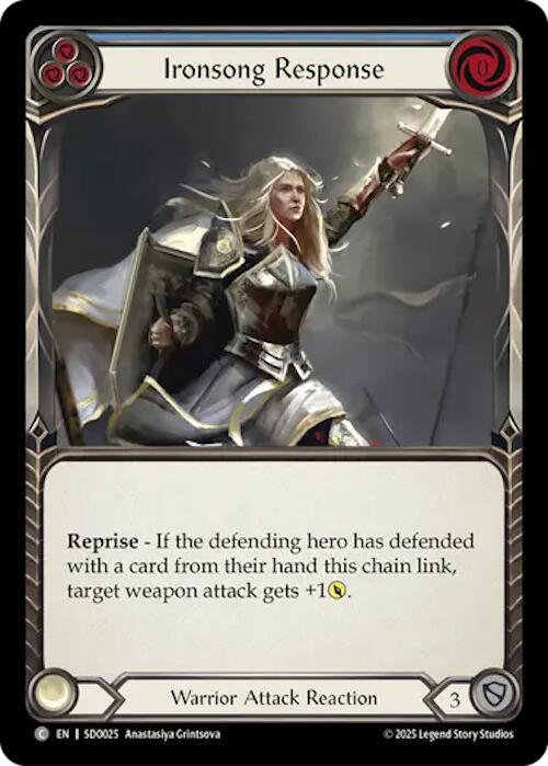 Ironsong Response (Blue) Card Front