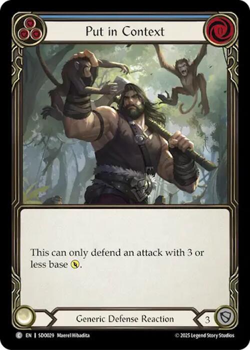 Put in Context Card Front
