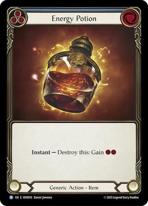 Energy Potion Card Front