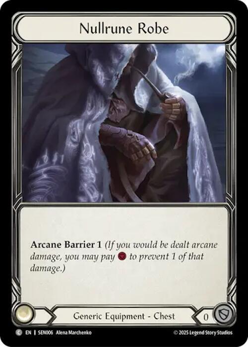Nullrune Robe Card Front