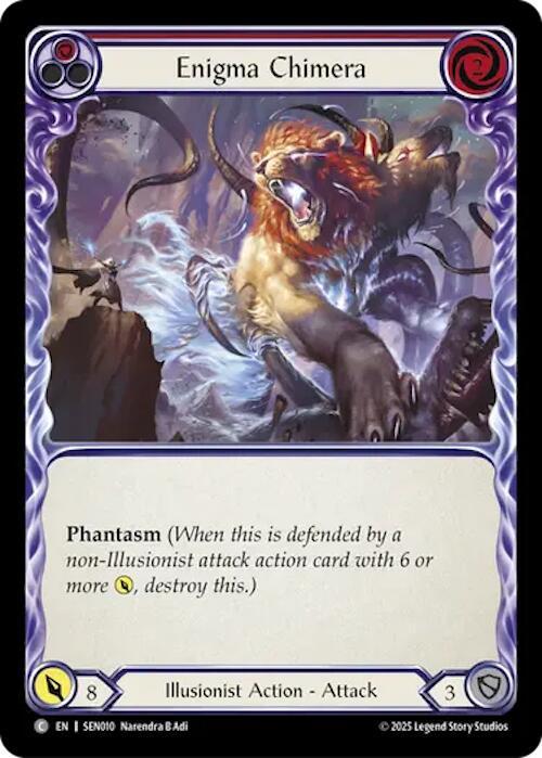 Enigma Chimera (Red) Card Front