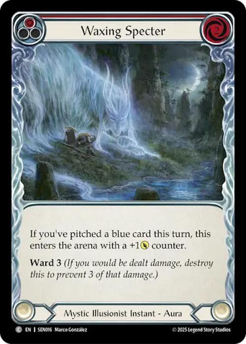 Waxing Specter - Red Card Front