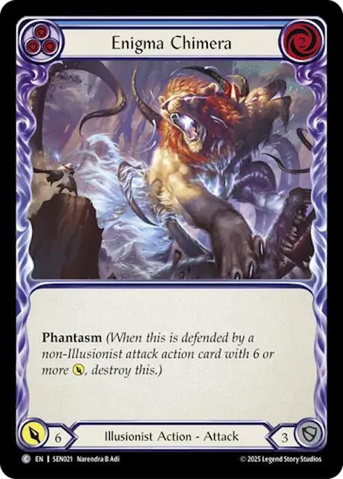 Enigma Chimera (Blue) Card Front