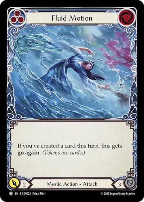 Fluid Motion Card Front