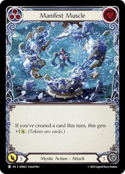 Manifest Muscle Card Front