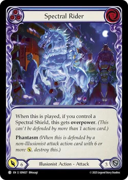 Spectral Rider - Blue Card Front