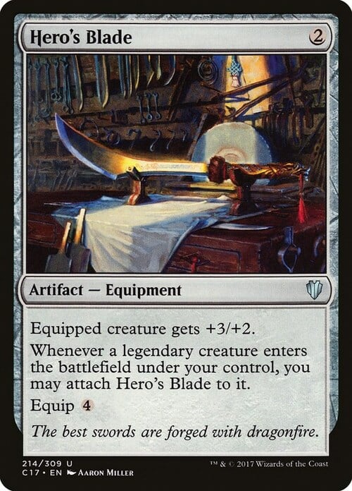 Hero's Blade Card Front