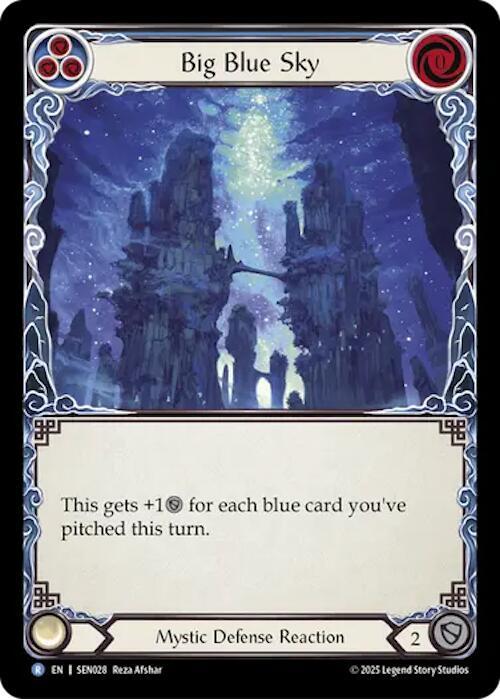 Big Blue Sky Card Front
