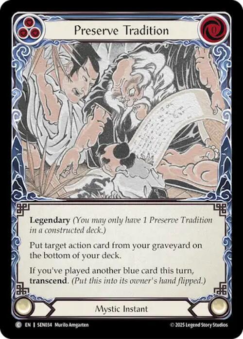 Preserve Tradition // Inner Chi Card Front